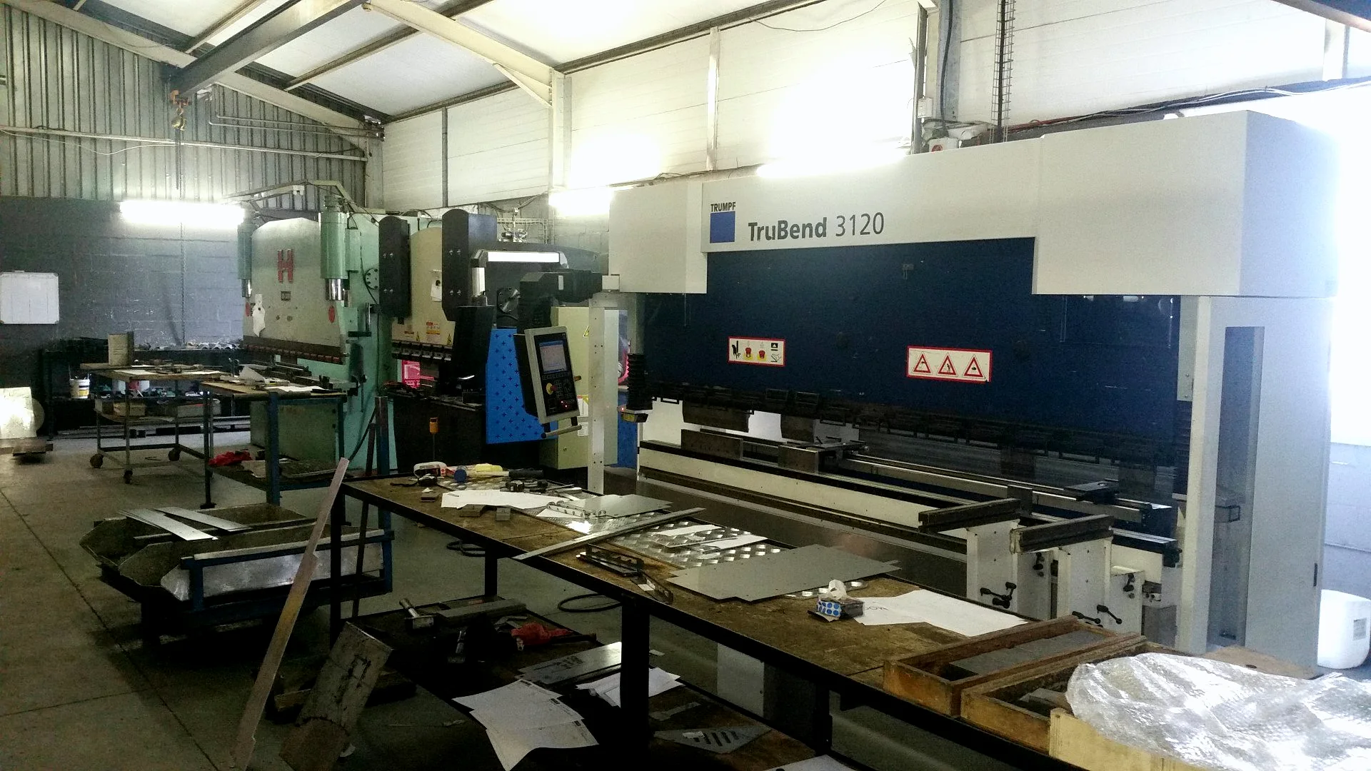 CNC Bending & Rolling workshop detail
